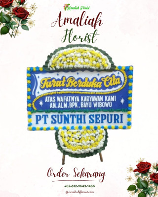 Papan Bunga Duka di Jati Hilir