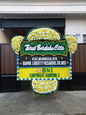 Papan Bunga Duka di Jati Hilir
