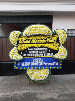Papan Bunga Duka di Jati Hilir